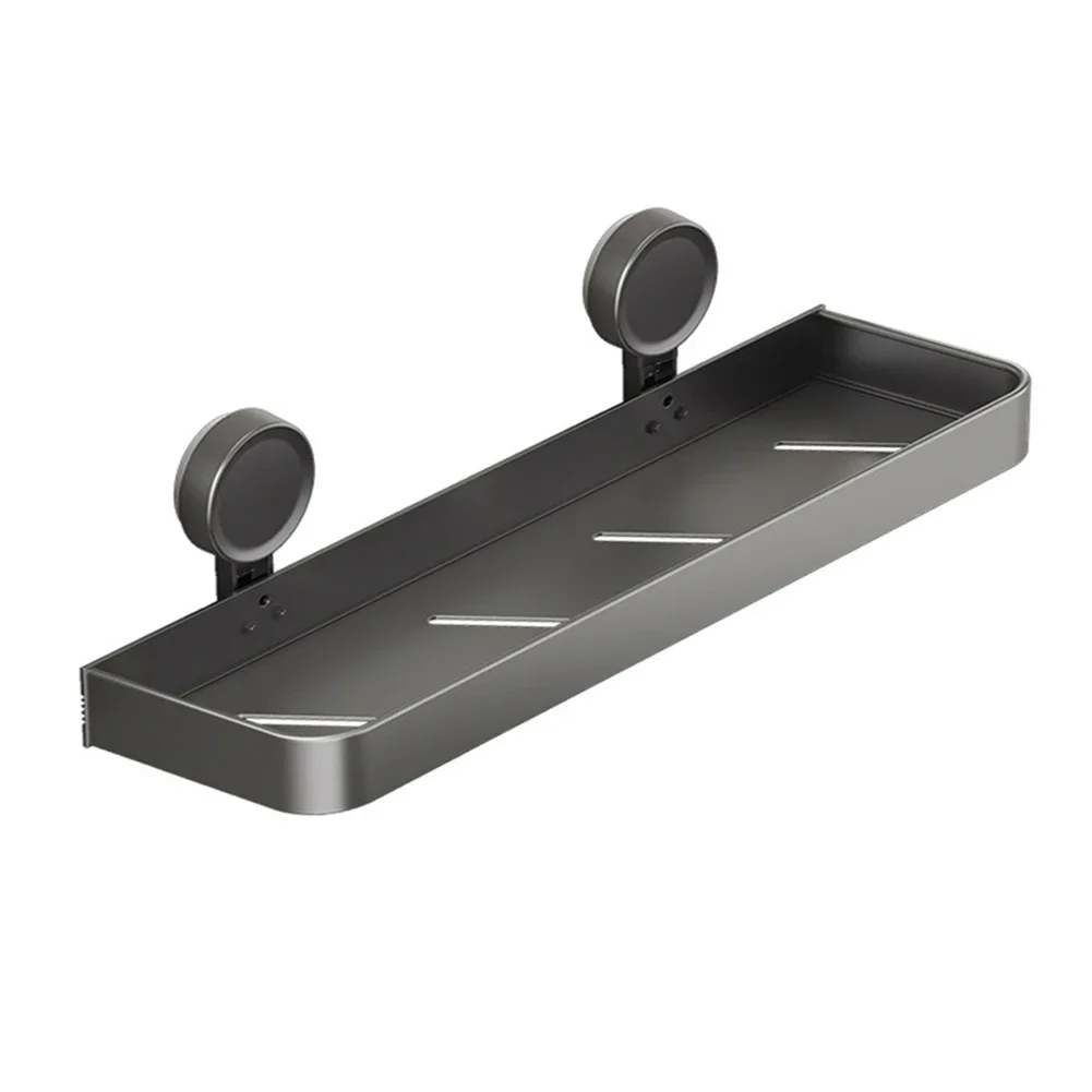 

Полка для ванной комнаты из материала TPE с присосками, для организации пространства дома, с функцией отвода воды, простая установка