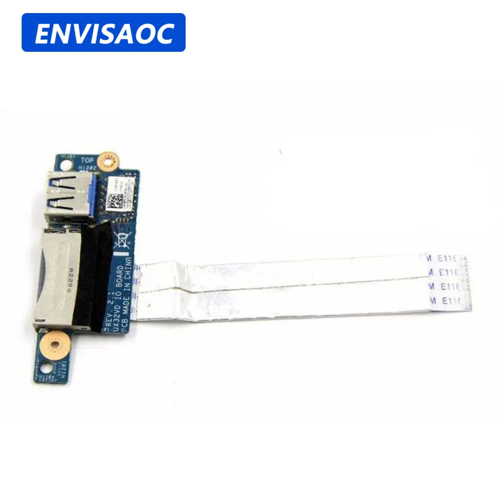 OEM For ASUS ZenBook UX32LA UX32L UX32V UX32VD UX32A UX32E Laptop Card Reader USB Port Jack Board With Cable