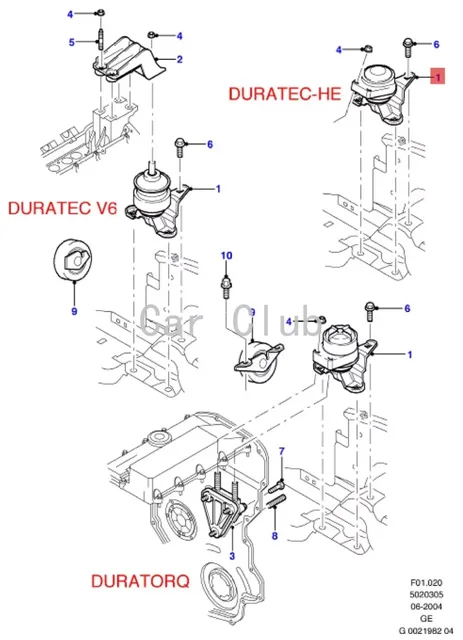 Engine Motor Transmission Mount Engine Mount 1S716F012AD