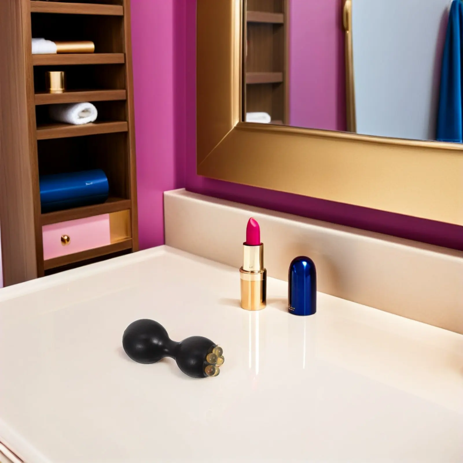 

Деревянный массажер для глаз из сандалового дерева, ролик для акупунктурного массажа лица, массажер для области под глазами в форме лотоса, средство от темных кругов и отеков