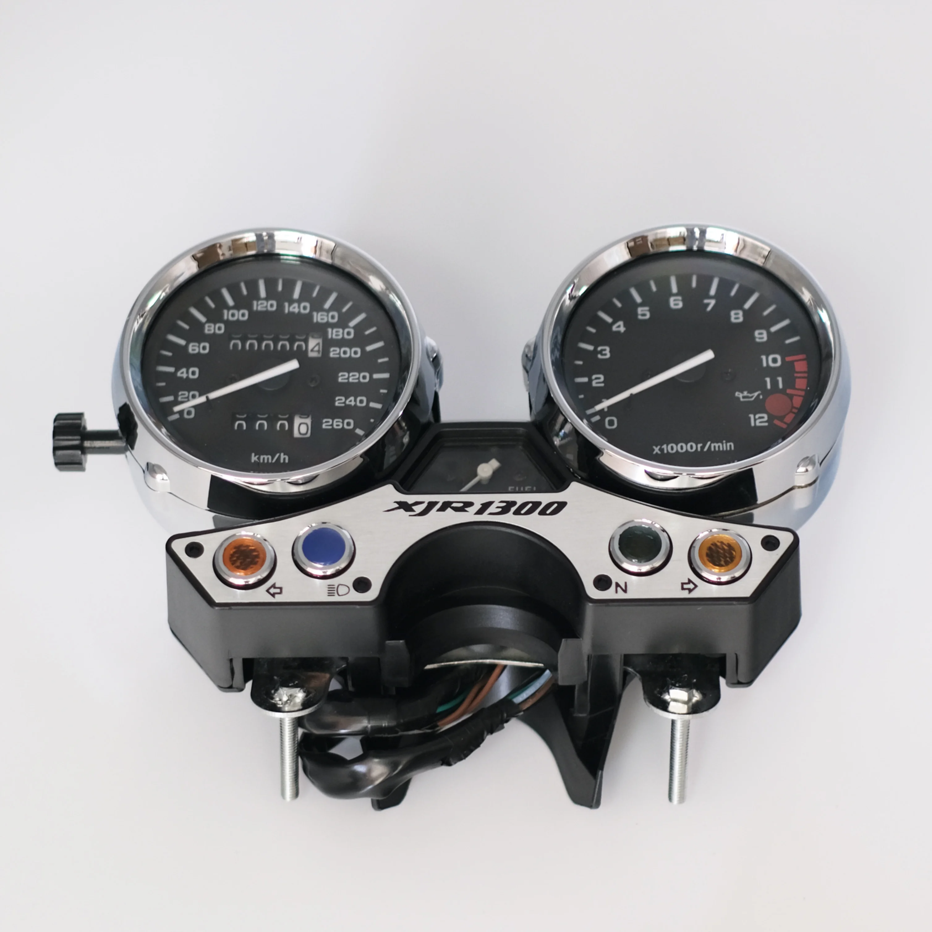 Motorcycle Speedometer Odometer Instrument Gauges Cluster Assembly For YAMAHA XJR1300 XJR 1300 1989 - 1997 260KM