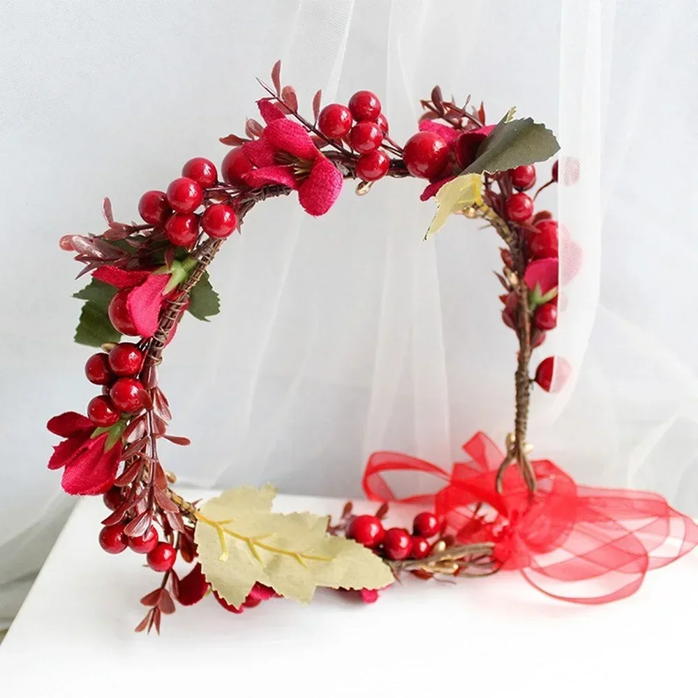 Hair Accessories For Women And Girls Floral Headband Floral Garland Hair Accessories For Wedding Beach And Holiday