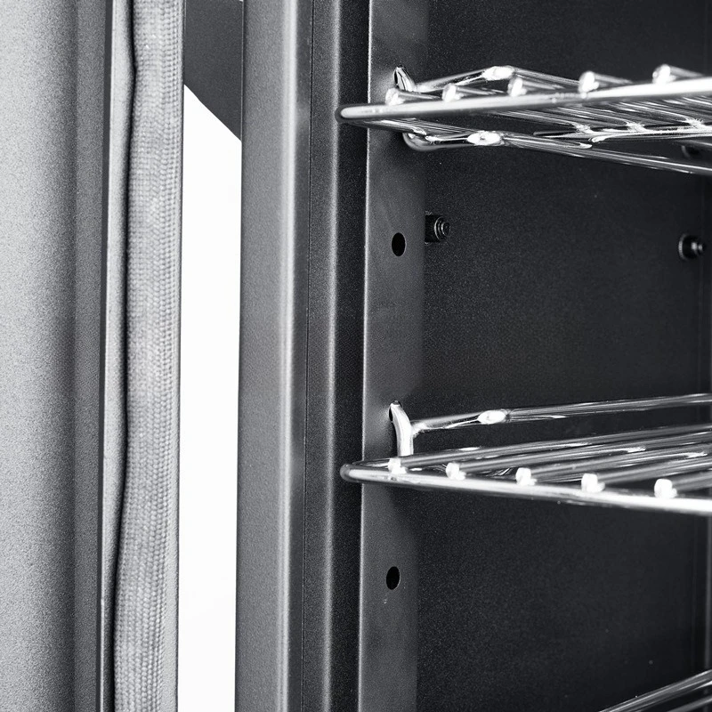 مدخن غاز خارجي من الفولاذ المقاوم للصدأ للشواء، فرن خزانة مدخنة، موقد اللحوم المدخنة، مادة مدخنة