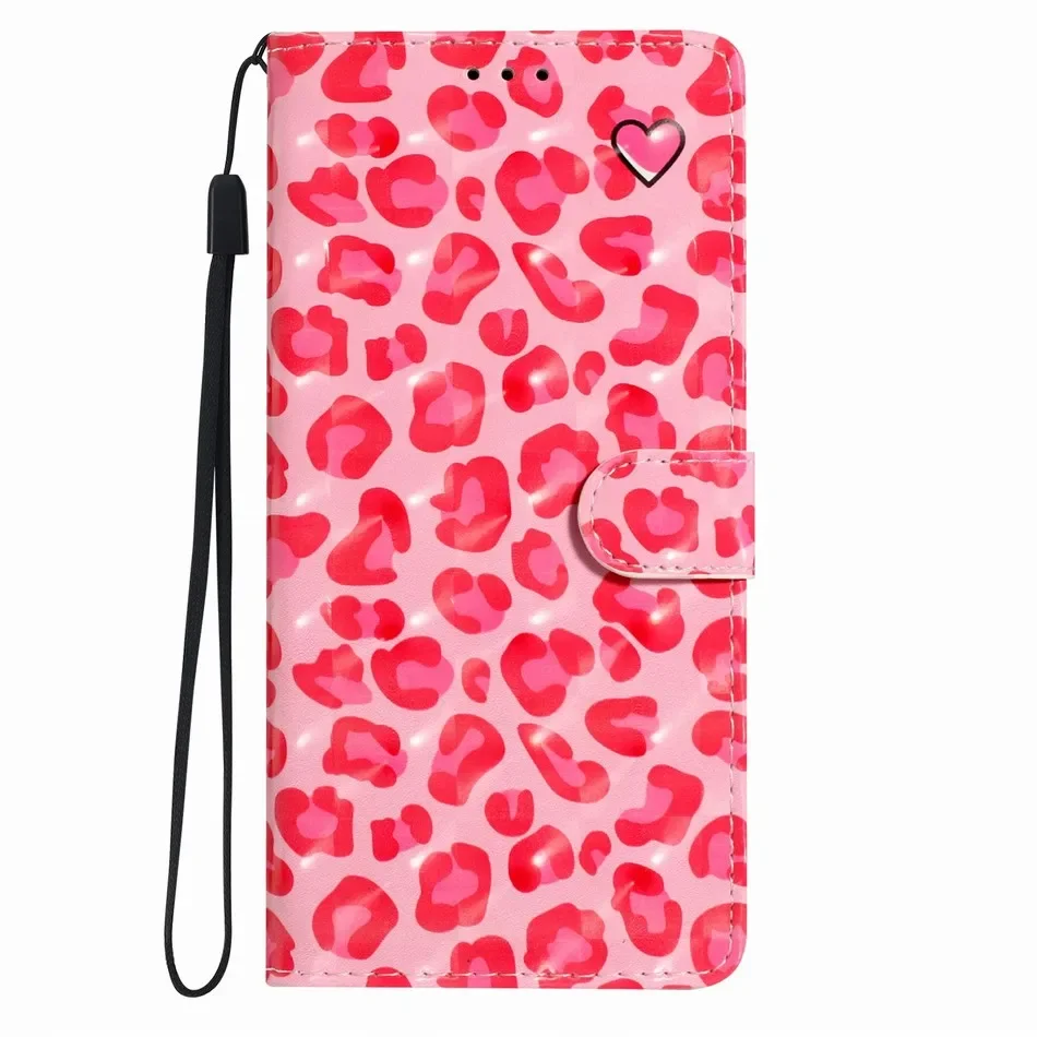 Lovely Wallet Card Pocket Case For Huawei Mate 60 Pro P Smart 2020 2021 2018 Z Y5 Y6 2018 Y7 2019 Photo Frame Stand Cover #PFC