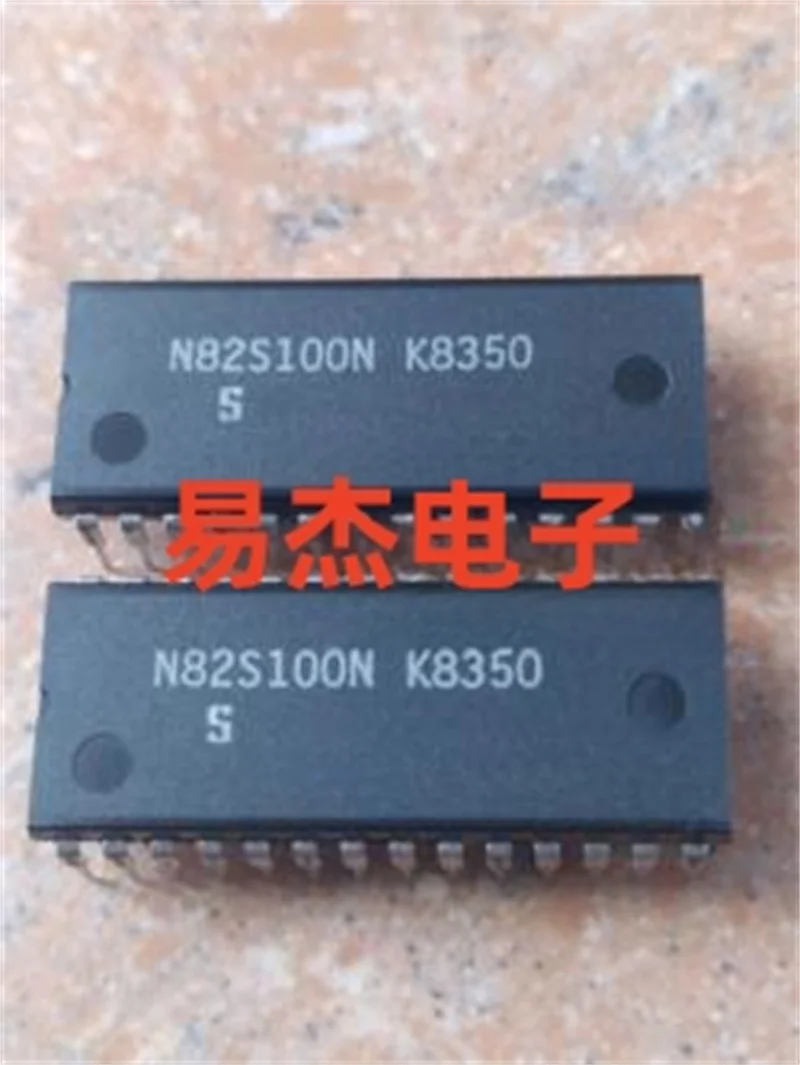 Chip N82S100N DIP28, componentes electrónicos en blanco, nuevo, original, importado, genuino