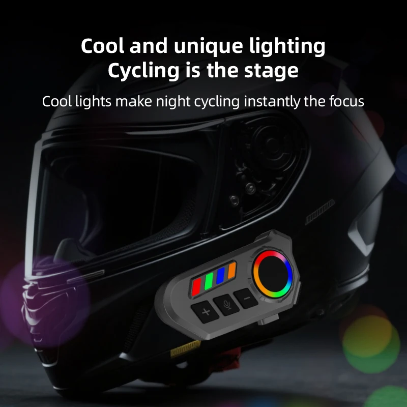 

Новинка 2025, XIZON K06A, Bluetooth-гарнитура в шлеме, водонепроницаемая мотоциклетная гарнитура с шумоподавлением, мотоциклетный домофон