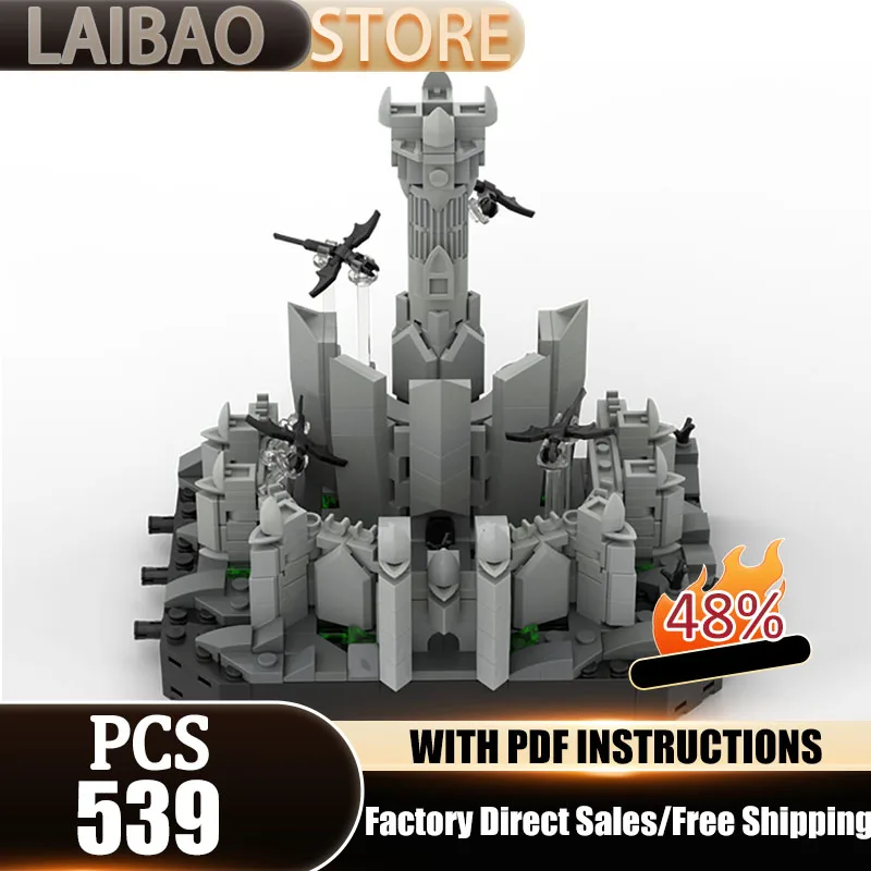 Ring Movie Model Moc Building Blocks Microscale meter Technology Bricks Christmas Assembly Street View Toys Constructrion Gifts