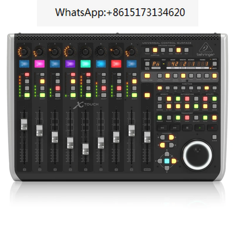 DAW controller of X-TOUCH recording software can control digital tuning.