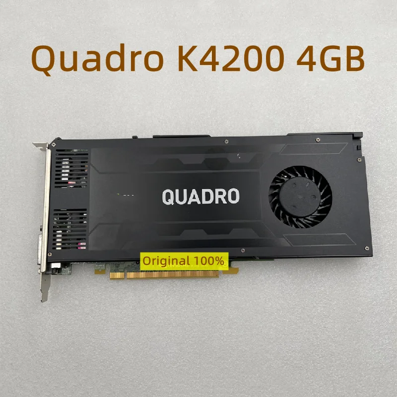 

Оригинальная профессиональная видеокарта Quadro K4200 4 ГБ для графического дизайна CAD UG моделирование 3D-рендеринга редактирование видео