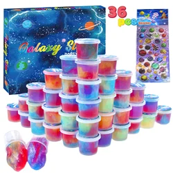 Slime Charms Kit Para Hacer for Kid Colorful Star Clay 36pcs Fake Water Sand Skin Glue Pinch Pinch Fun Para Hacer Children Toys