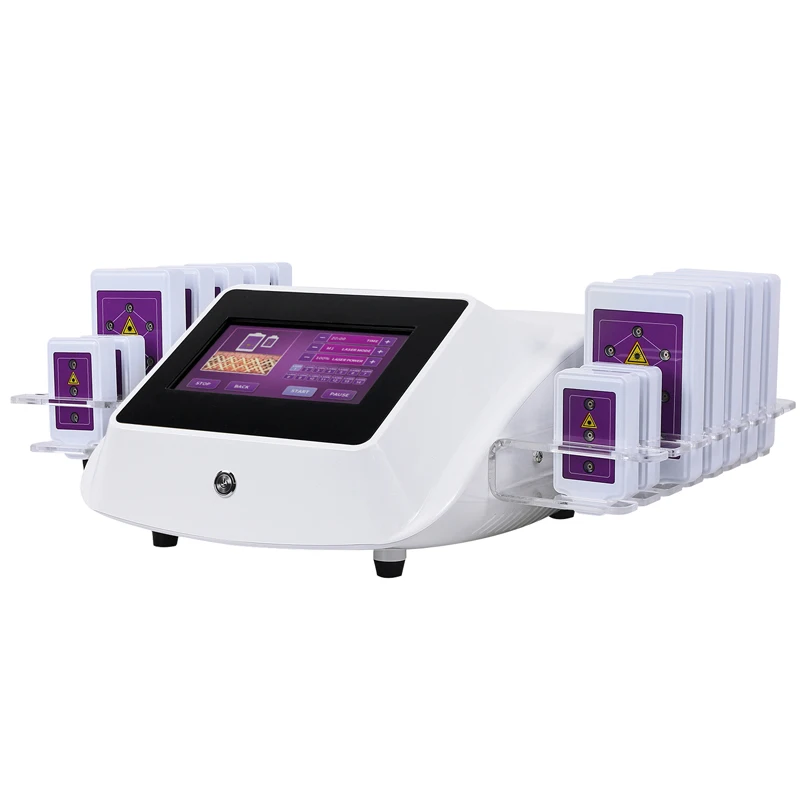 Portable Body Slimming Lipolaser Pad Infrared Lipo Laser Machine Cellulite Reduce Body Shaping Beauty Machine Fat Reduction