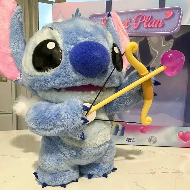 

Романтический подарок на день Святого Валентина Disney Лило и Ститч, настольная Милая мультяшная декоративная игрушка с тематикой периферийного действия
