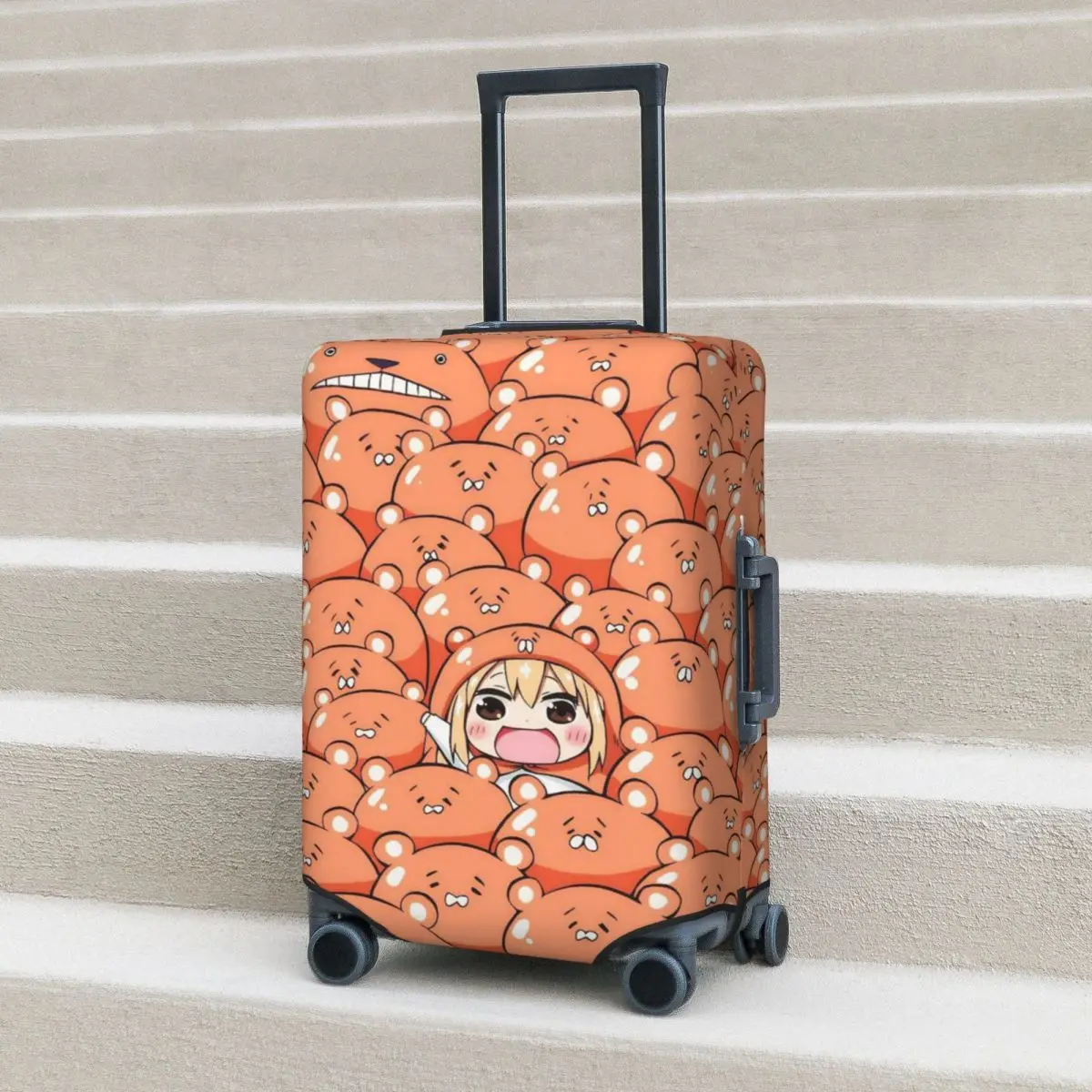 Umaru Chan Suitcase Cover Practical Travel Protector Luggage Supplies Vacation