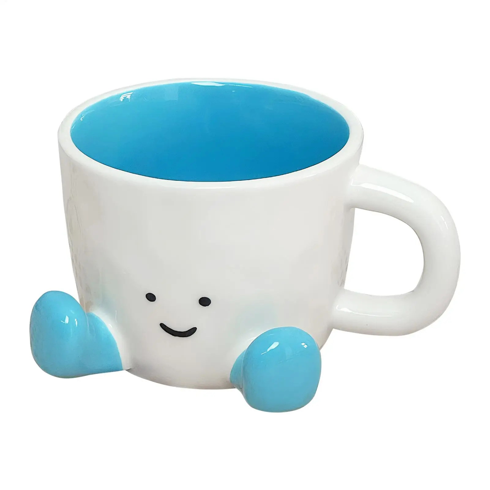 

Ceramic Funny Coffee Cup Latte art mug Coffee Milk Tea cup Breakfast Cup milk cup water cups Novelty Coffee Mug Foot-shaped mug