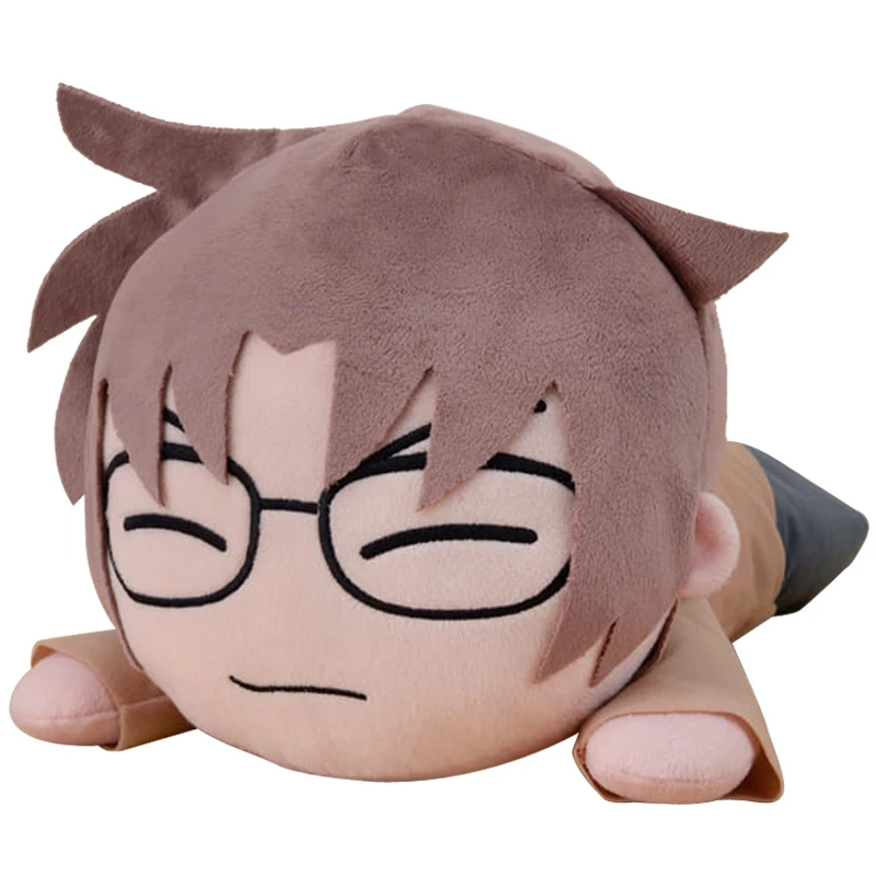 

Cute Japan Anime Detective Conan Case Closed Okiya Subaru Lay Down Big Plush Plushes Stuffed Pillow Doll Toy 40cm Kids Gifts