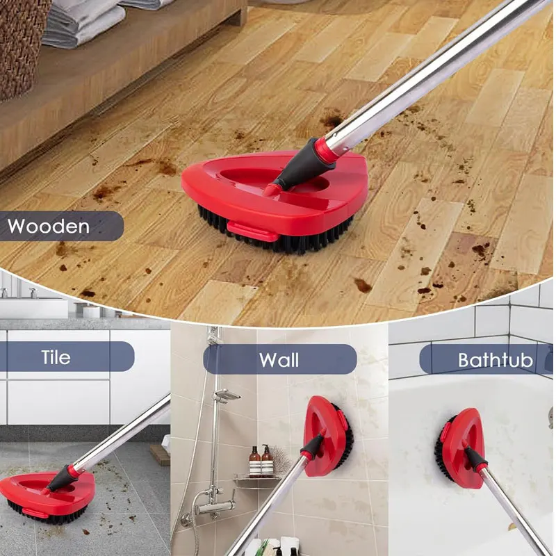 Für O-Zeder und Vileda Easywring 1 Tanks ystem wasch bar Mop Pad Dreieck rotierender Mop Kopf Basis Peeling Mop Bürsten kopf Zubehör – Detail 9