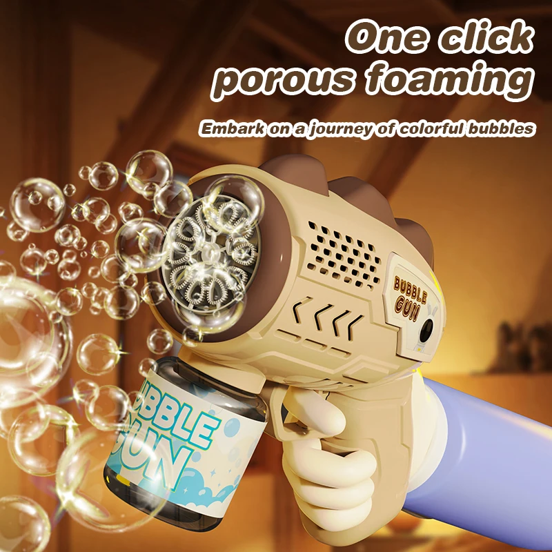 ของเล่นเป่าฟองอัตโนมัติเต็มรูปแบบของขวัญเครื่องเป่าฟองกลางแจ้งของเล่นของขวัญวันหยุด