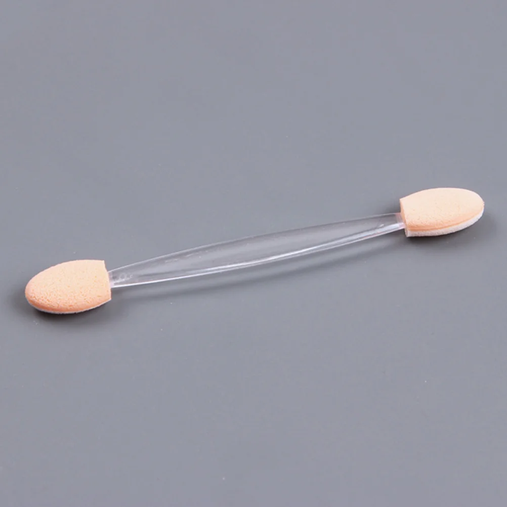 Brosse à fard à paupières jetable à double extrémité, pointes en éponge en Latex, outils de maquillage Non toxiques pour femmes, éponge de conception d'ombre à paupières 50 pièces