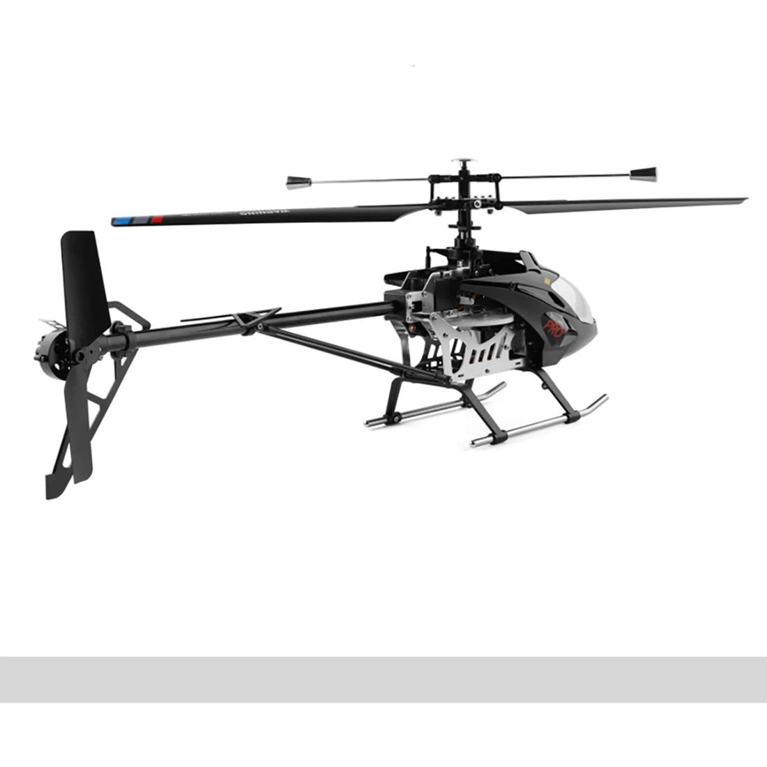 V913-A Black Silver Large Brushless Remote Control Alloy Helicopter Aircraft 4CH RC Heli Model Fall Resistant Altitude Maintain