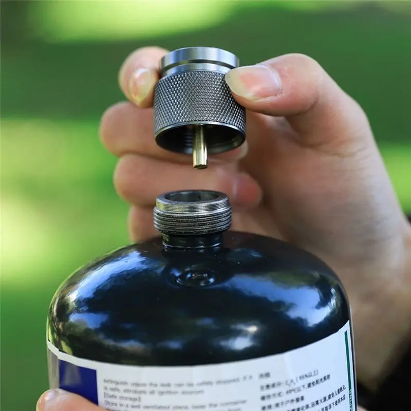 

【БЕСПРОДАЖА】2 шт. уличный американский адаптер для бензобака, преобразование плоского бензобака Tou Man, общий конвертер, разъем для бутанового газа