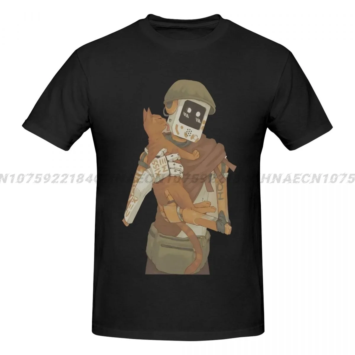 

Game Strays Cat Cyber Game Kawaii For Men Women T Shirt Strays Casual Tee Shirt Short Sleeve T-Shirts Cotton Party Tops