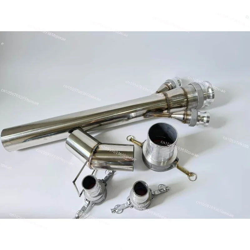 Stainless Steel 4-inch Siphon Device, Gold Rush Siphon, Super Suction, Can Be Equipped with Battery,  Water Pump