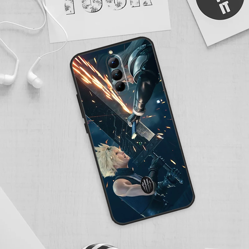 Final Fantasy VII Phone Case For ZTE Nubia Red Magic 8 8S 9 Pro Plus RedMagic 6S 7S 6 7 Pro 5S 5G 6R Cover