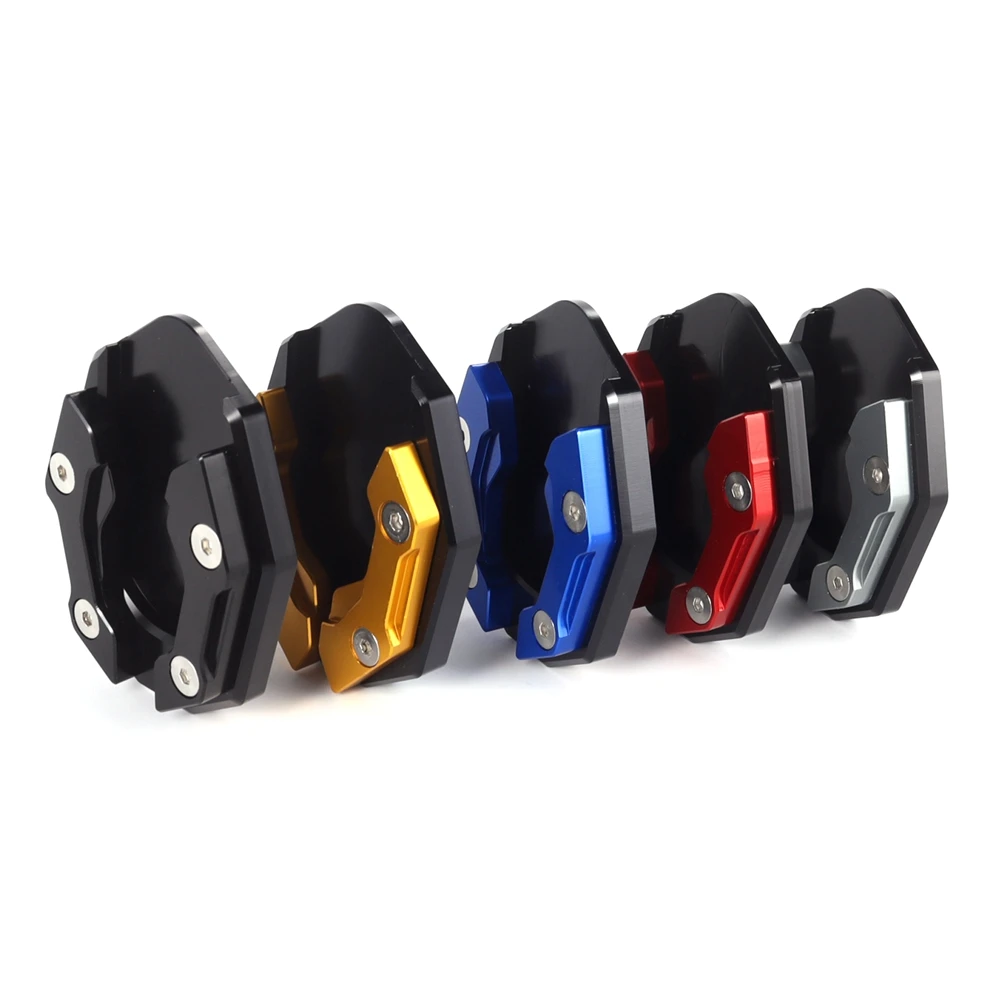 Aluminum Alloy Motorcycle Bike Kickstand Extender Foot Side Stand Extension Foot Pad Support Plate Motorbike Accessory image 4