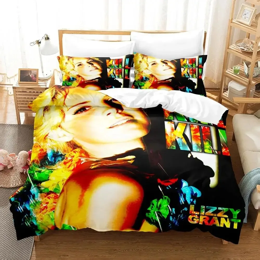 Lizzy Grant Bedding Set Boys Girls Twin Queen Size Duvet Cover Pillowcase Bed Kids Adult Fashion Home Textileextile