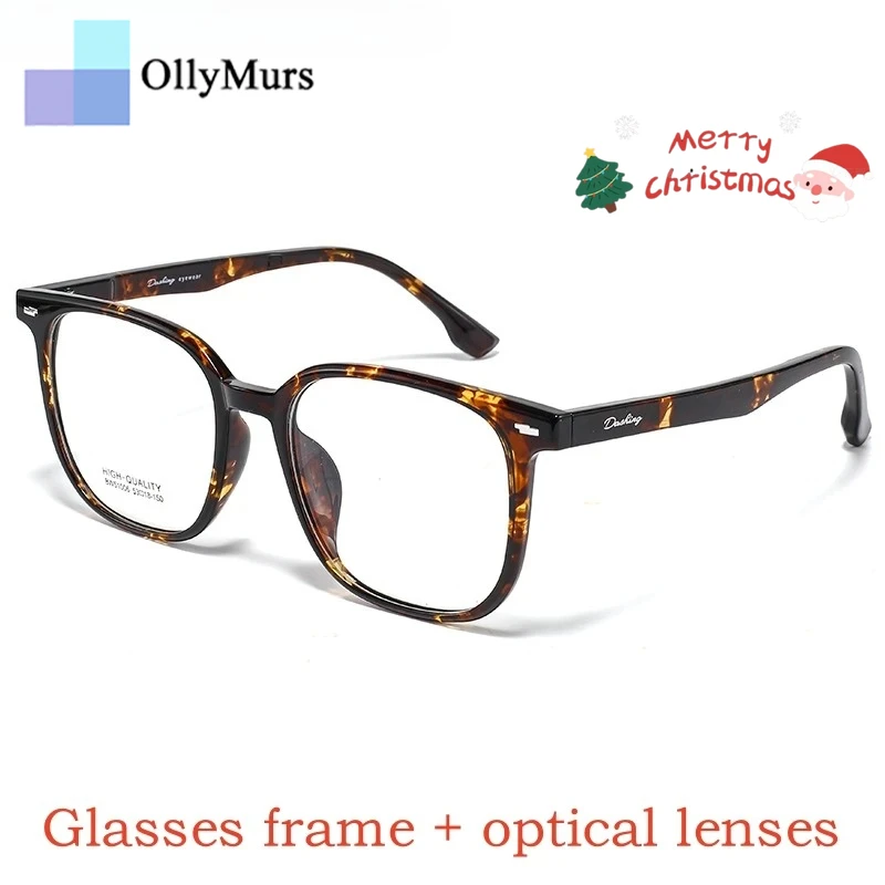 

OLLYMURS Ретро овальные оптические очки по индивидуальному заказу для мужчин и женщин, прогрессивные линзы для близорукости и дальнозоркости TR90, сверхлегкие очки