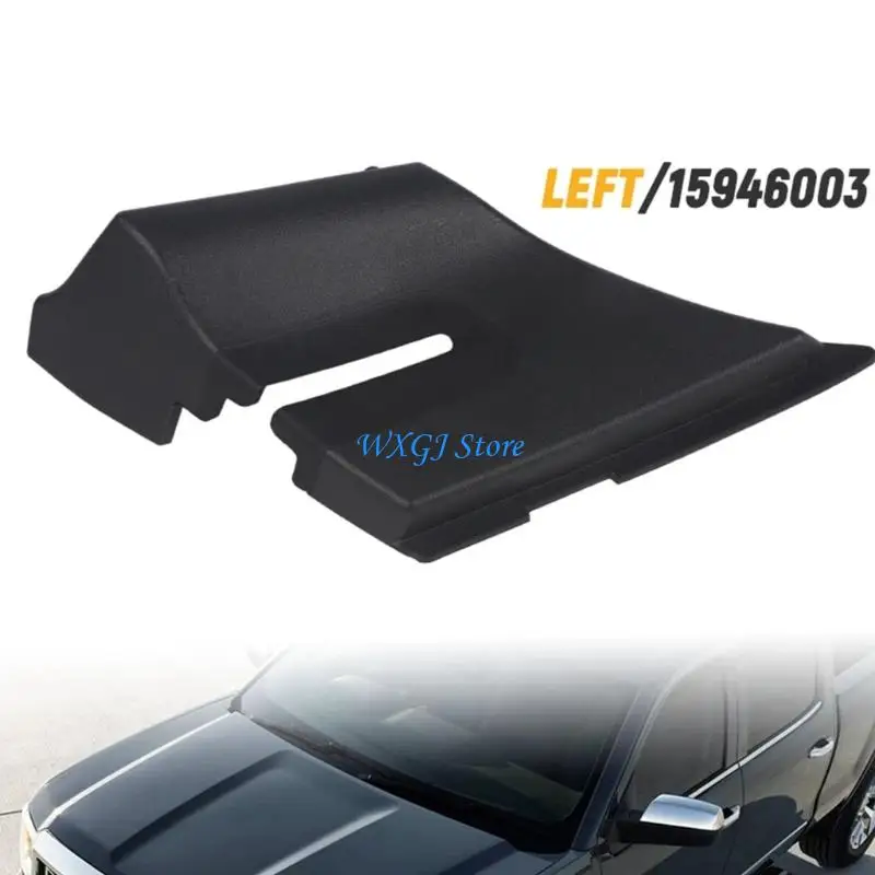 37JE واقي الزجاج الأمامي لمواقف السيارات الخارجية 1500 2500HD 3500HD مادة HDPE مضادة للخدش تصميم مقاوم للرياح 15946003 15946004