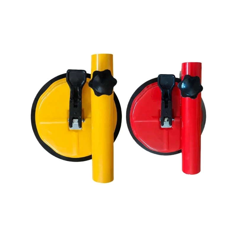 Car Suction Cup Flag Mount with Locking Lever and Rubber Base, Hand Tightened Vehicle Holder for Rallies and Displays D2RD