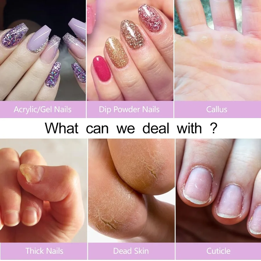 電動ネイルドリル プロ用 アクリルネイルドリルマシン ジェルアクリルネイル用 ポータブルUSB電動ネイルファイル Eファイルセット wi