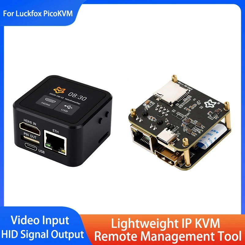 Luckfox PicoKVM Lightweight IP KVM Remote Management-Compatible Video Input And Signal Output Device Control