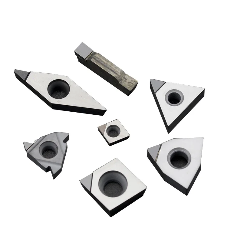 Inserti diamantati DCGT070204 DCMT070202 DCMT11T304 DCGT070204 DCGT11T304 per tornio in alluminio utensile da taglio per tornio PCD CBN