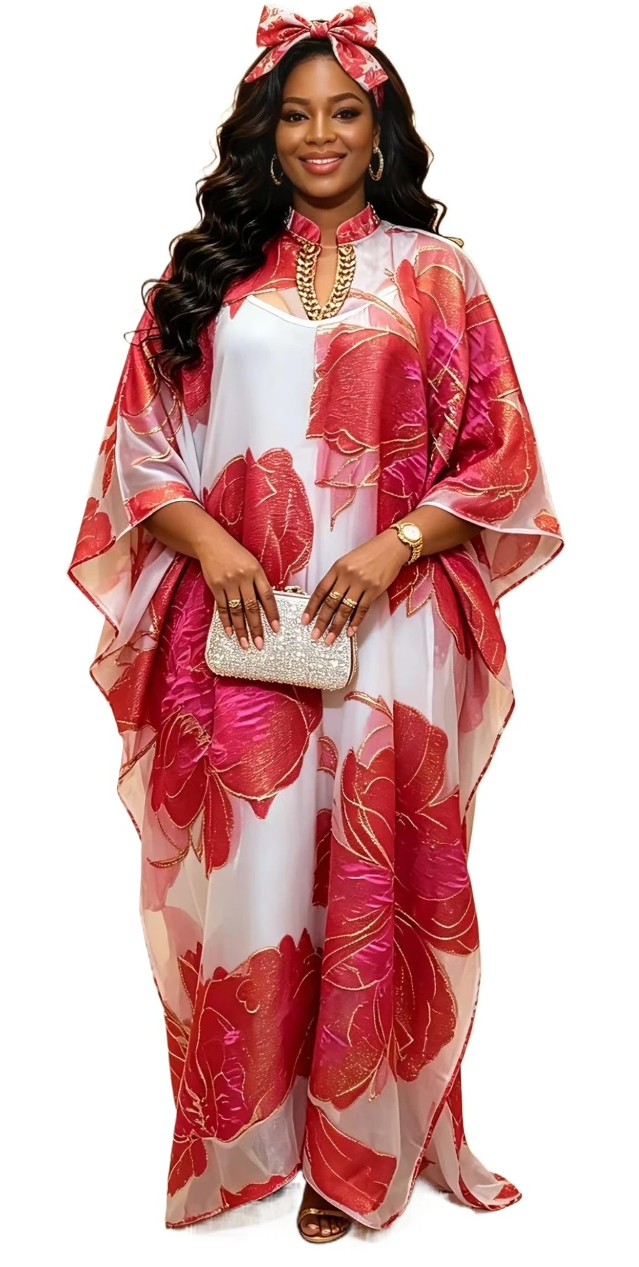 Afrikanische Kleider für Frauen Traditionelle Afrika-Kleidung Dashiki Ankara Gewand Abayas Robe Muslimischer Kaftan Maxi Langes Kleid Ankara-Kleid