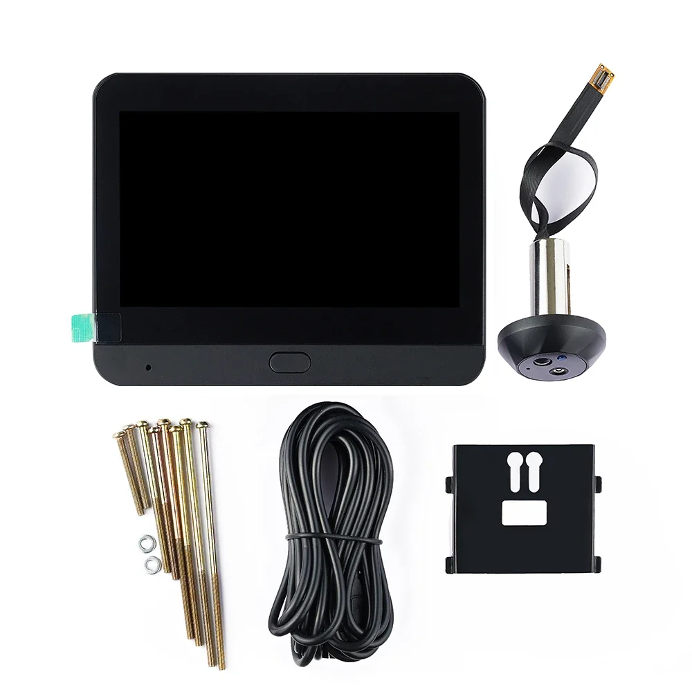 4.3-inch IPS LCD Visual Home Outdoor Camera WiFi Hidden Electronic Cat Eye Peephole Night Vision 1080P Digital Door Detector