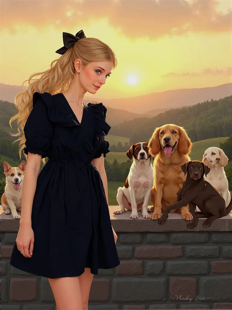 Women'S Elegant White Evening Dress American Retro Summer Floral Print Chiffon Boho Beach Holiday Vacation Maxi Long Flowing