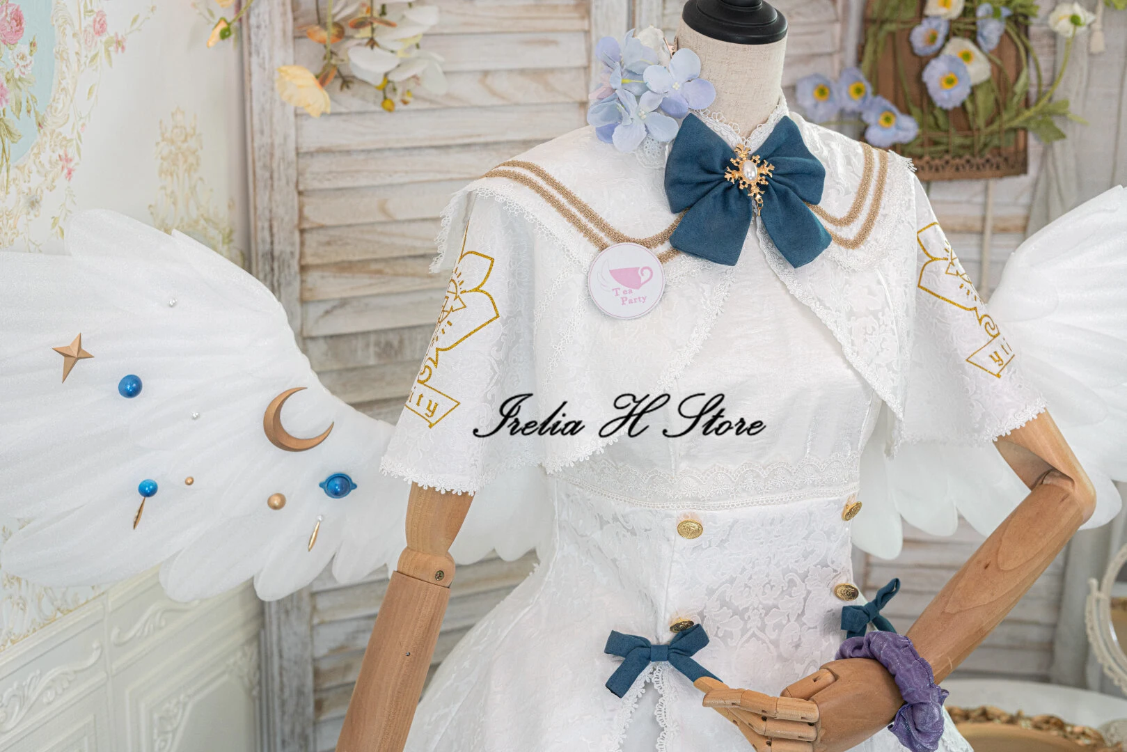 Irelia H Store Blue Archive Misono Mika Cosplay Costume Misono Mika Lolita Dress Women Hallween Costume can custom size made