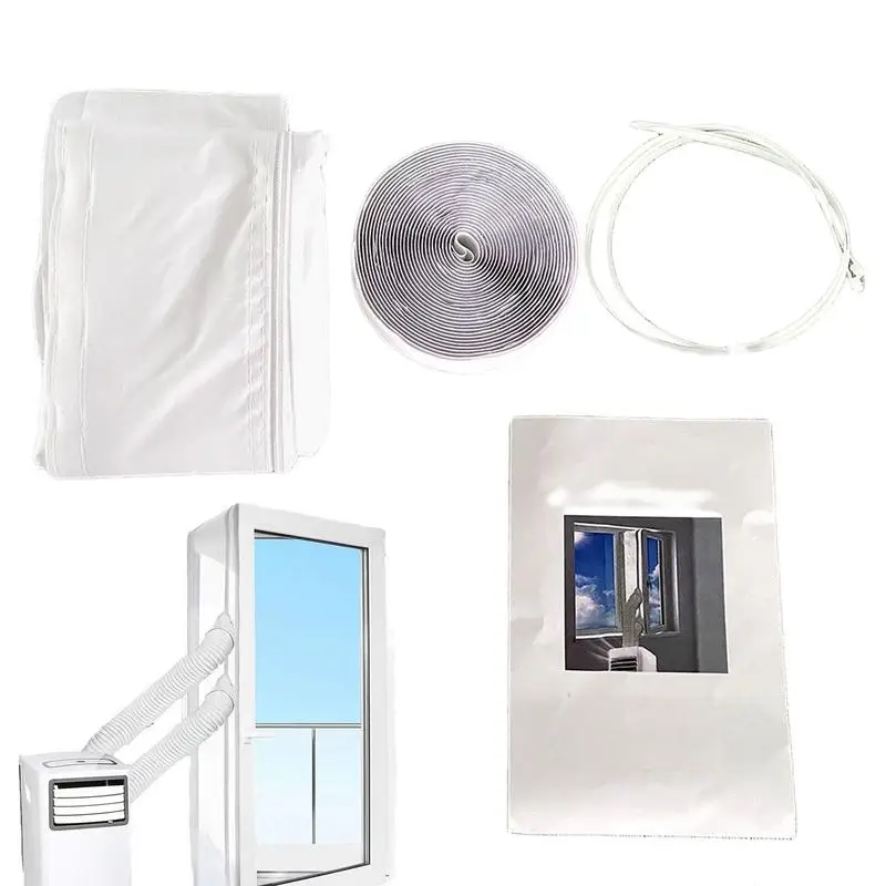 Sello de ventana para aire acondicionado portátil, Kit de sellado de ventana de aire acondicionado portátil, accesorios de aislamiento, reemplazo impermeable