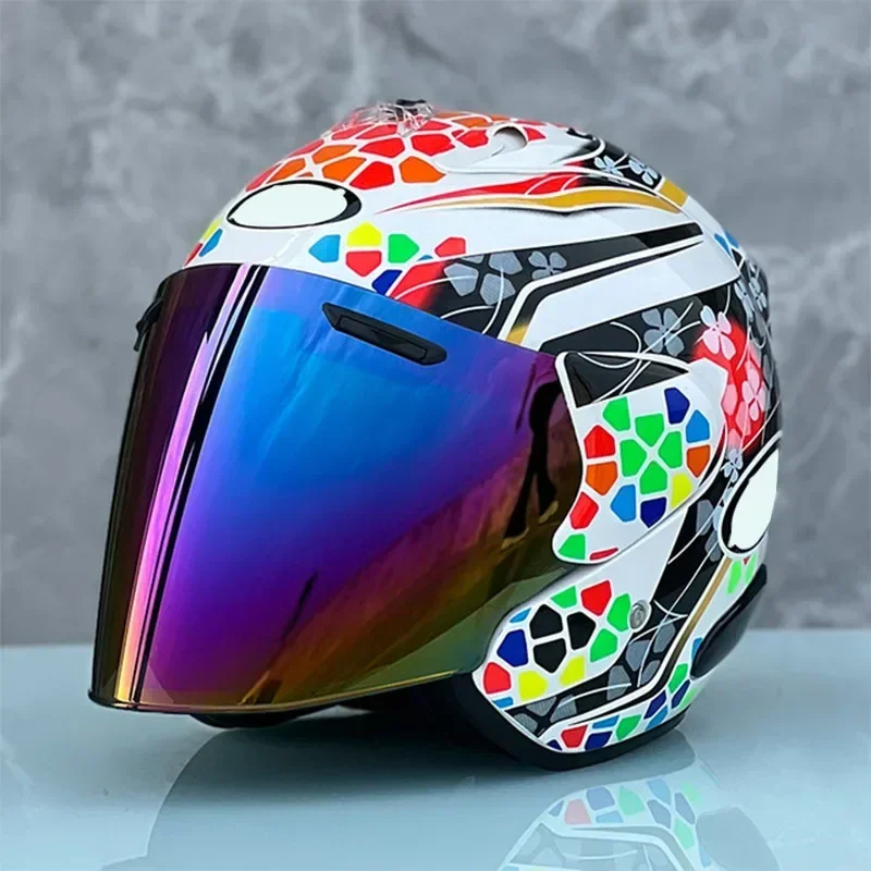 Ram3 Nakagami GP2 Half Helmet Men and Women Motorcycle Off-Road Summer Helmet Downhill Racing Mountain Cross Casco Capacete