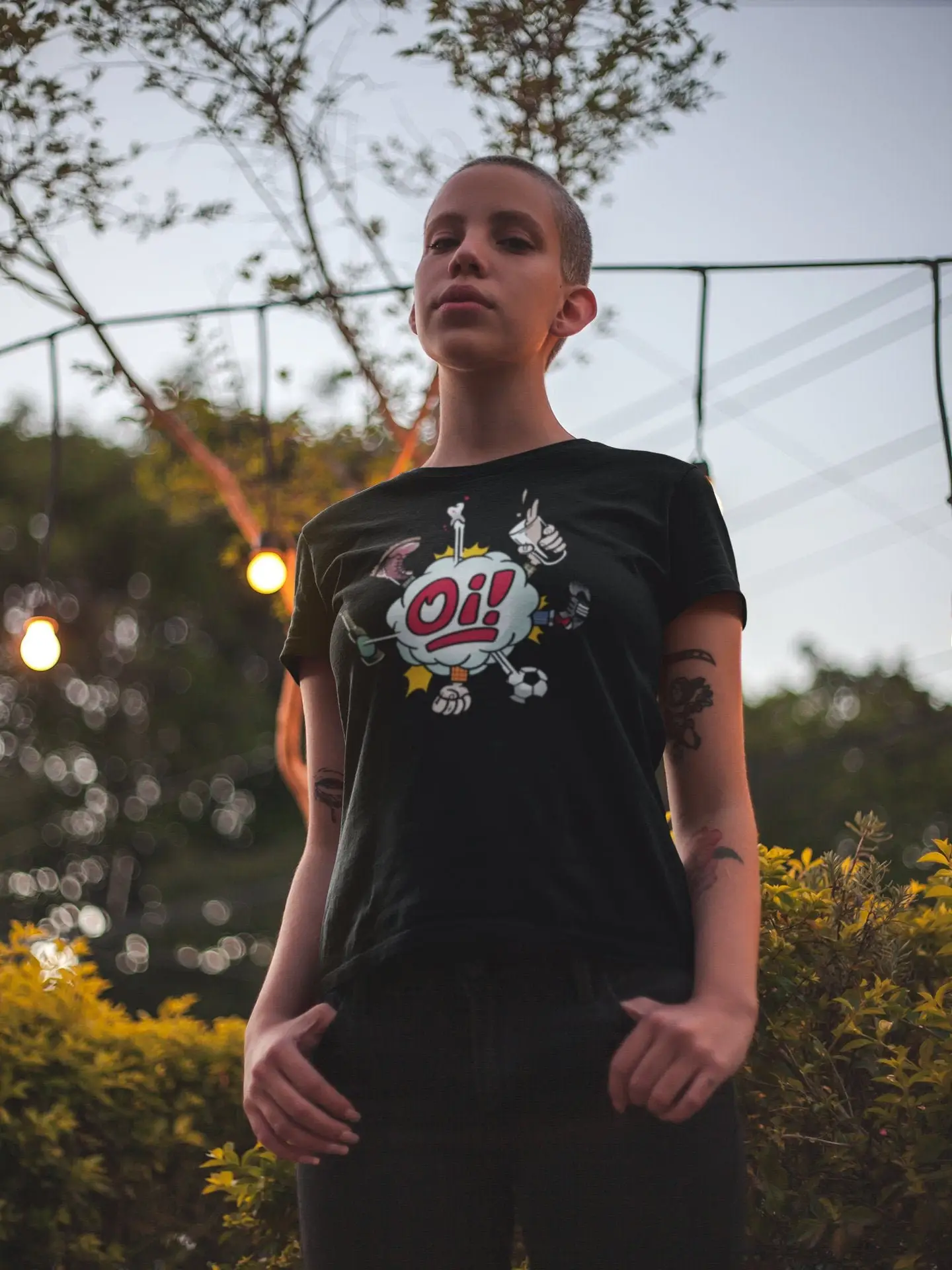 Women's Oi T Shirt Banned from the Pubs by Duck Plunkett Trojan Skinhead Street Punk or Traditional Clothing