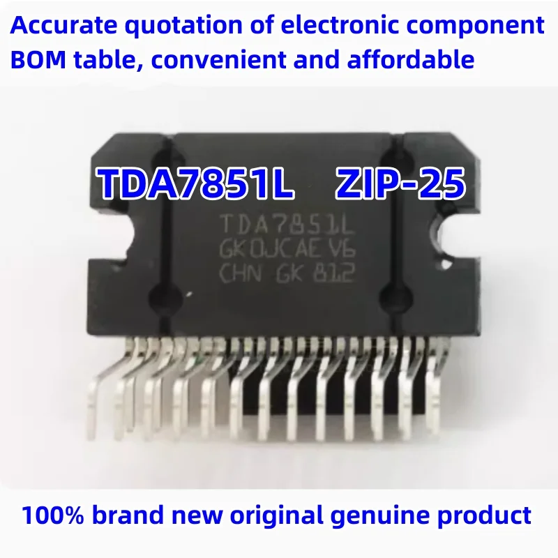 New TDA7851L ZIP-25 Audio Amplifier Automotive Power Amplifier Chip IC Quality Assurance