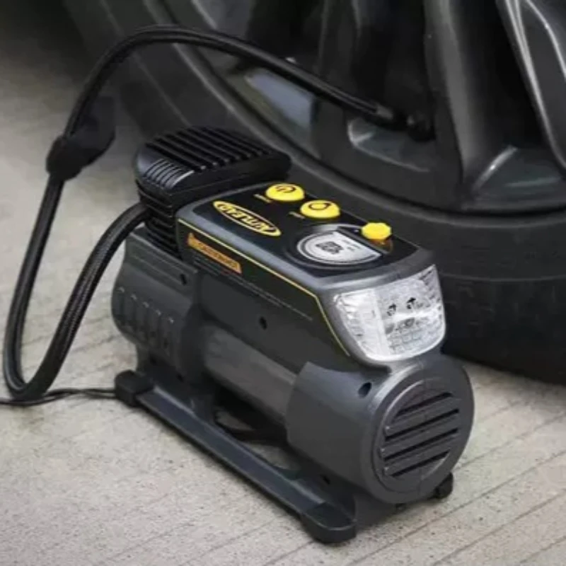 Professional Car Inflatable Pump Air Compressor Pump 12V Portable Multi-functional Illuminable Cars Tires Basketballs Pumps