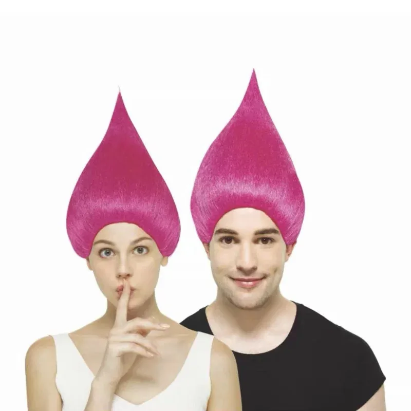 2025 12 Cosplay llama Halloween Troll Festival elfo mágico cabeza de gota de agua peluca de peinado de cebolla