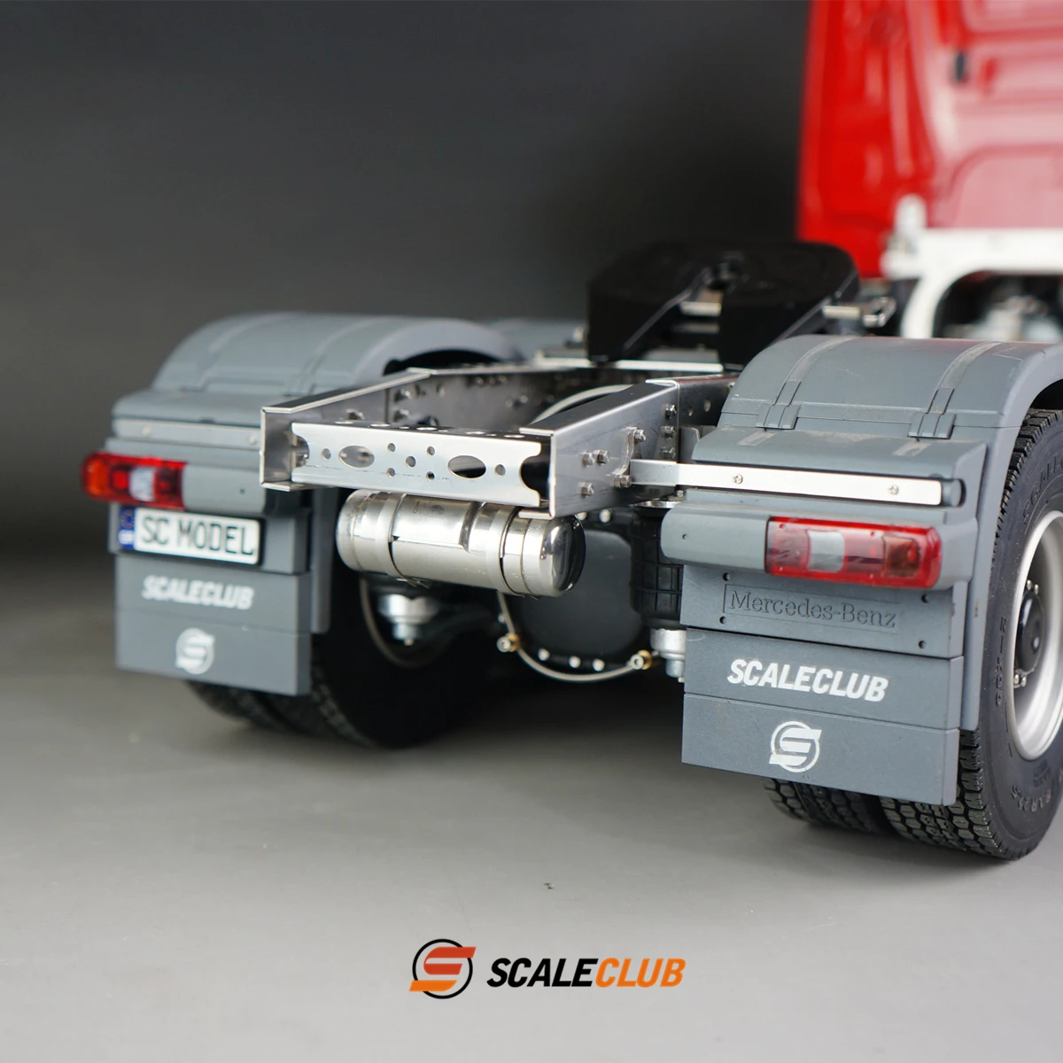 Scaleclub Model  1/14 For Mercedes-Benz 3363 Upgrade 6X6 6X4 All-metal Chassis   For Tamiya  RC Trailer Tipper Car Diy Parts