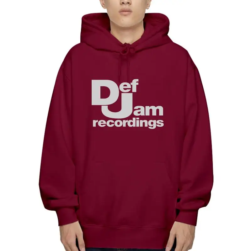 

Hoodi Def Jam Recordings Outerwear-Hip Hop classic music record label Run DMC New York