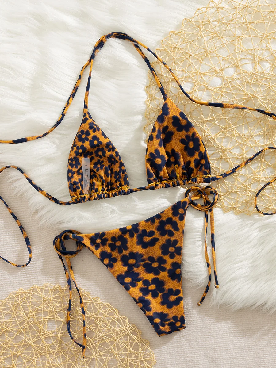 Mrico Bikini Sexy Badpak Vrouwen Badmode 2023 Nieuwe Braziliaanse Biquini Push Up Badpak Vrouwelijke Hoge Been Badpak Beachwear