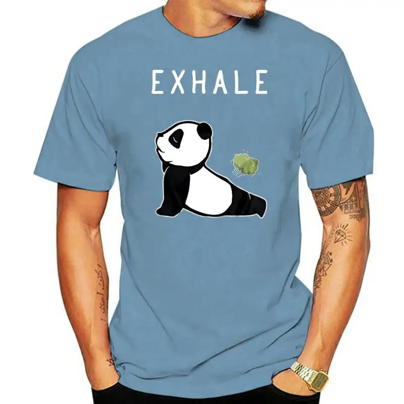 Men T Shirt  Exhale-Farting Panda  Women t-shirt