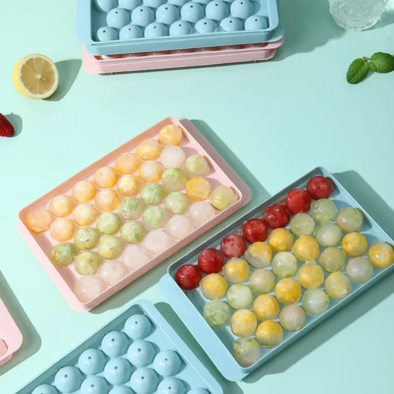 

Plastic Ice Cube Tray, Diamond Ice Cube Mold, Spherical DIY Moulds, Ice Ball Maker, 18 Grid Mini, Refrigerator Kitchen Tools